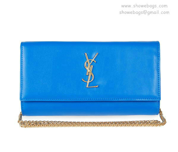 YSL monogramme cross-body shoulder bag 203855 blue